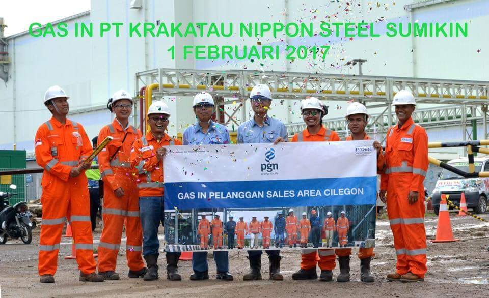 PGN Pasok Gas Pabrik Baja Otomotif Senilai USD300 Juta di Cilegon