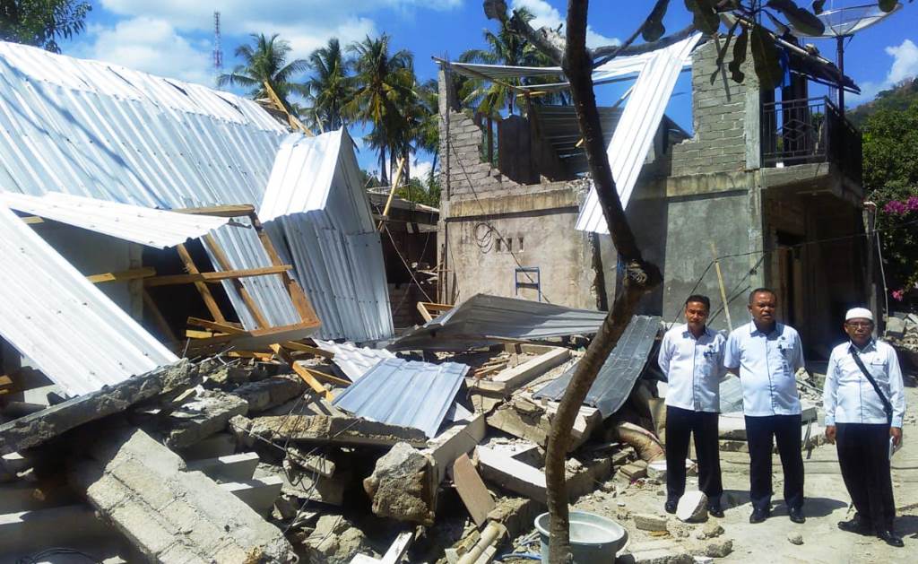 Kemenaker Galang Bantuan Korban Gempa Bumi Lombok