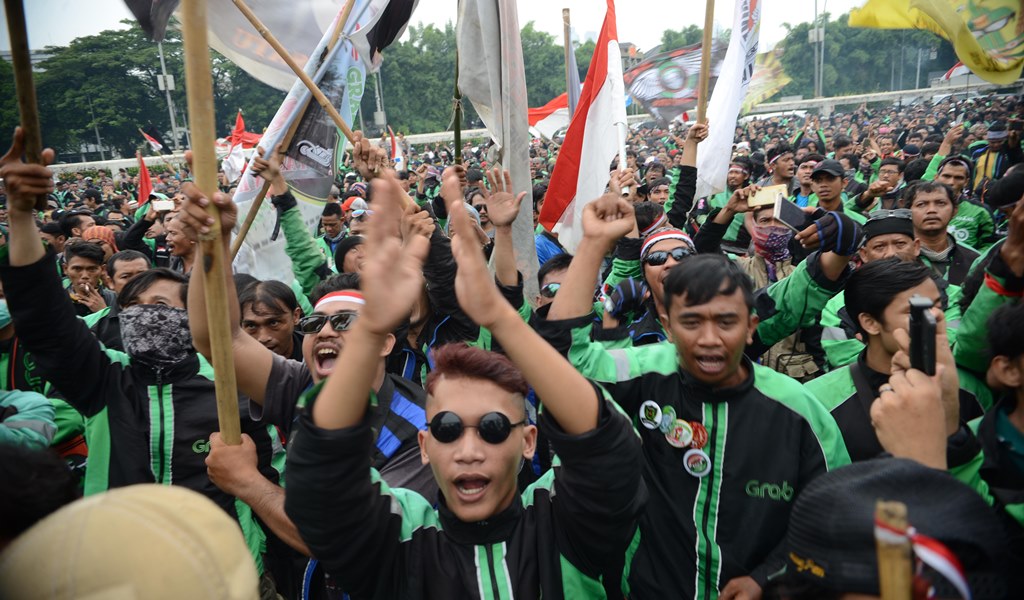Sandiaga Pastikan Pengemudi Grab tak Demo saat Asian Games