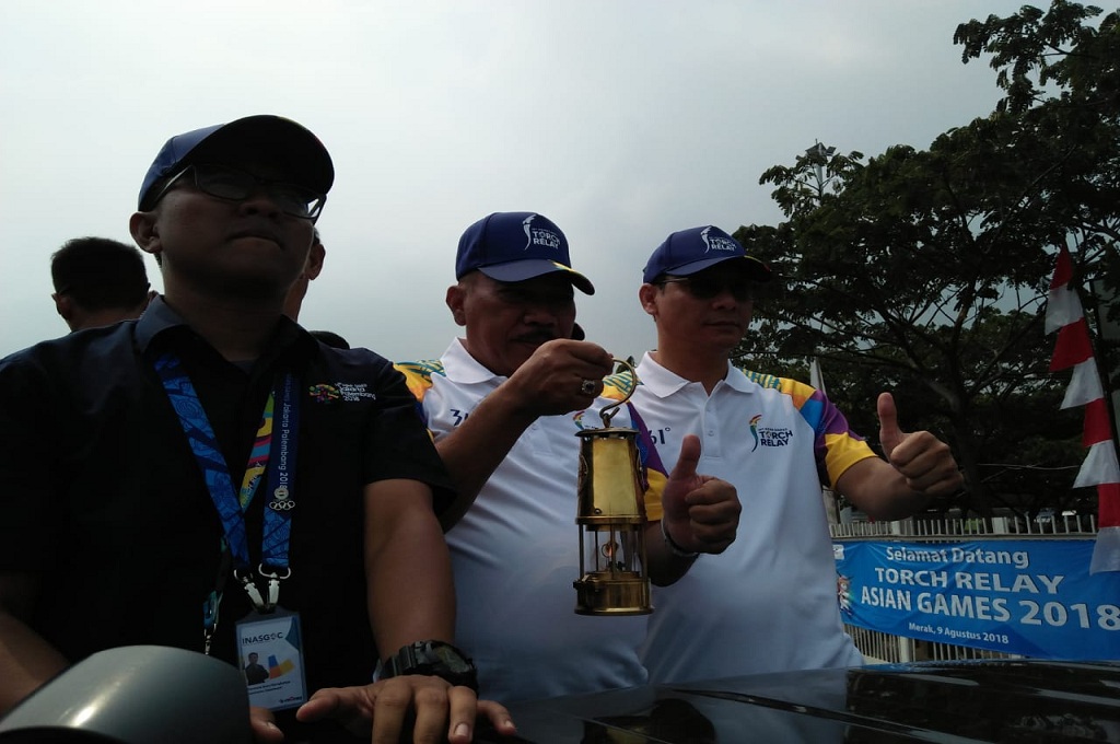 Api Obor Asian Games Berlabuh di Merak