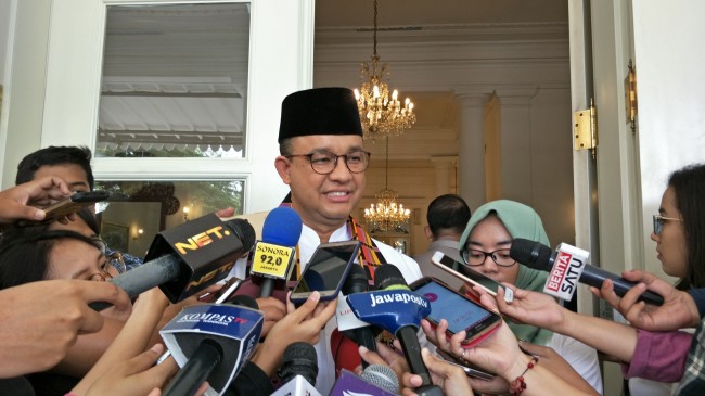 Anies Ucapkan Selamat ke KH Ma'ruf Amin