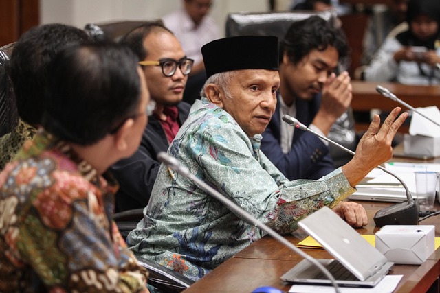 Amien Rais Ingin Lihat Indonesia Ganti Pemimpin