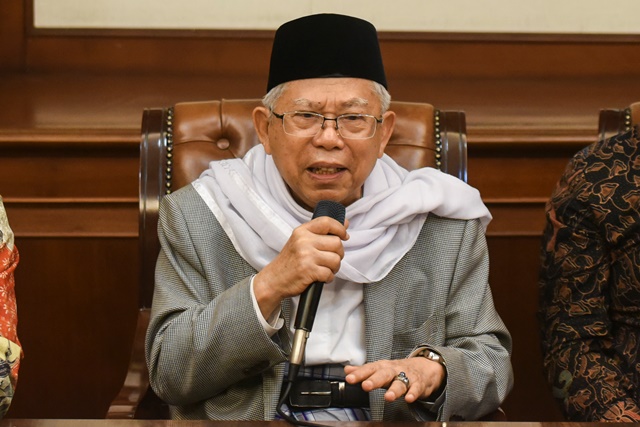 Ma'ruf Janji Bantu Jokowi Wujudkan Kedamaian di Indonesia