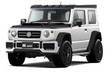 Suzuki Jimny Gambot ala Baby G-Class Garapan Liberty Walk