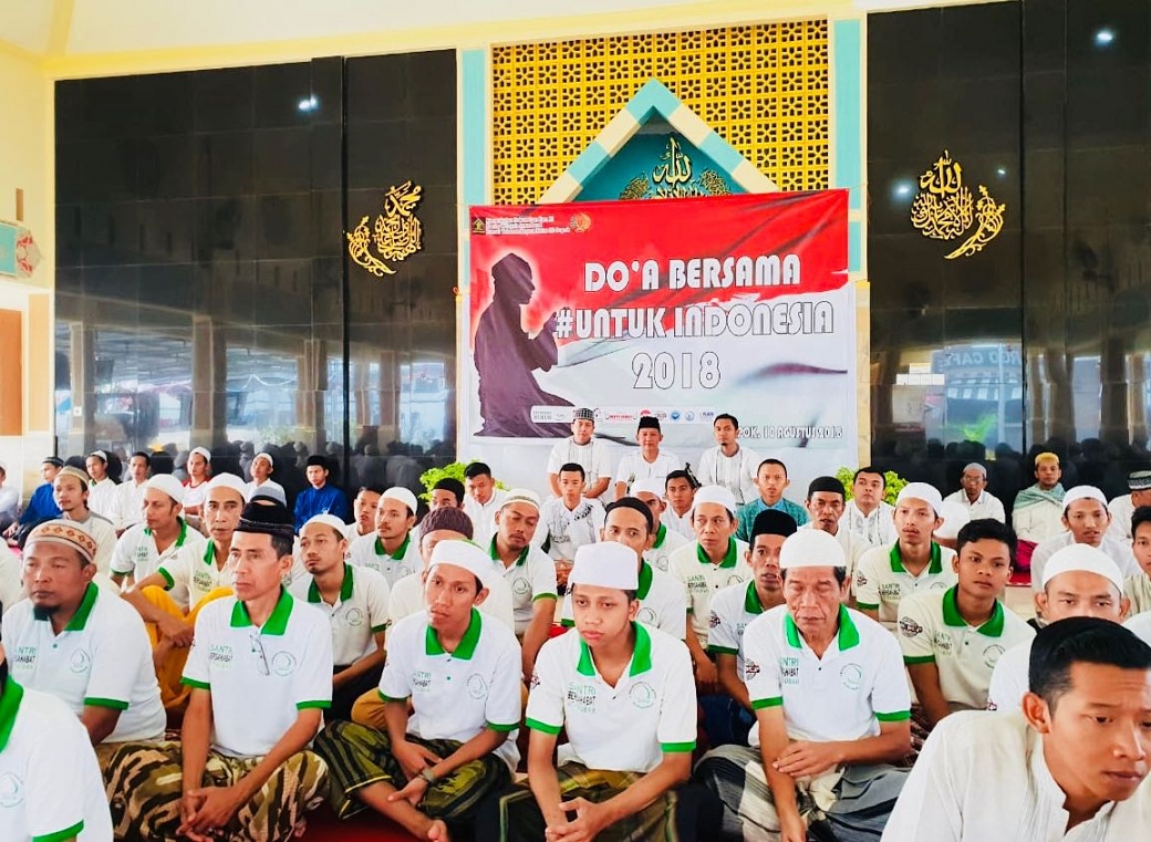 Napi Cilodong Depok Salat Gaib untuk Korban Gempa NTB
