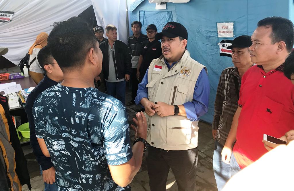 Kunjungi Korban Gempa, Fahri Hamzah Minta Penanganan Komprehensif