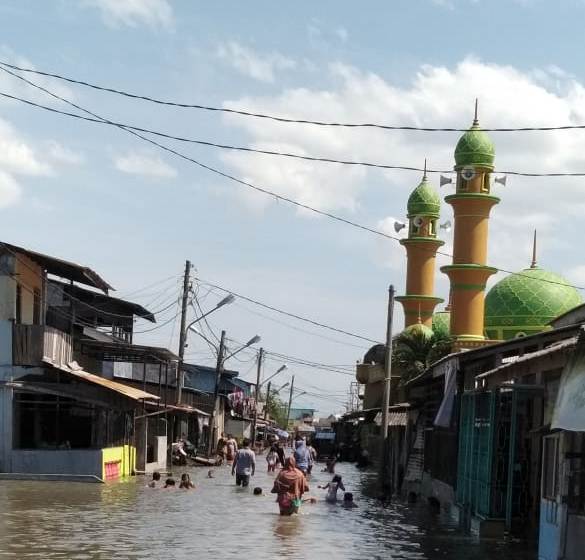9.254 Rumah di Belawan Terendam Banjir Rob