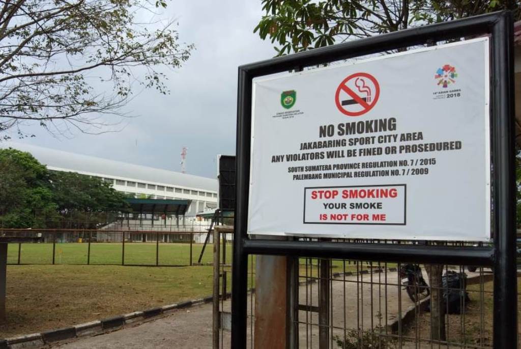Jakabaring Bebas Asap Rokok Selama Asian Games