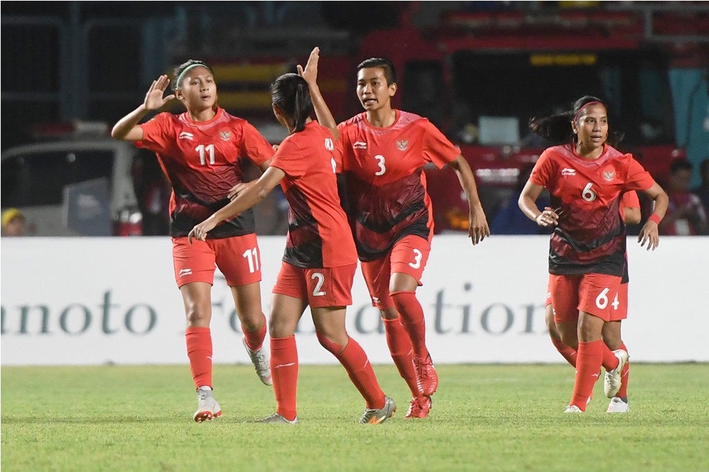 Timnas Putri Indonesia Cetak Setengah Lusin Gol ke Gawang Maladewa
