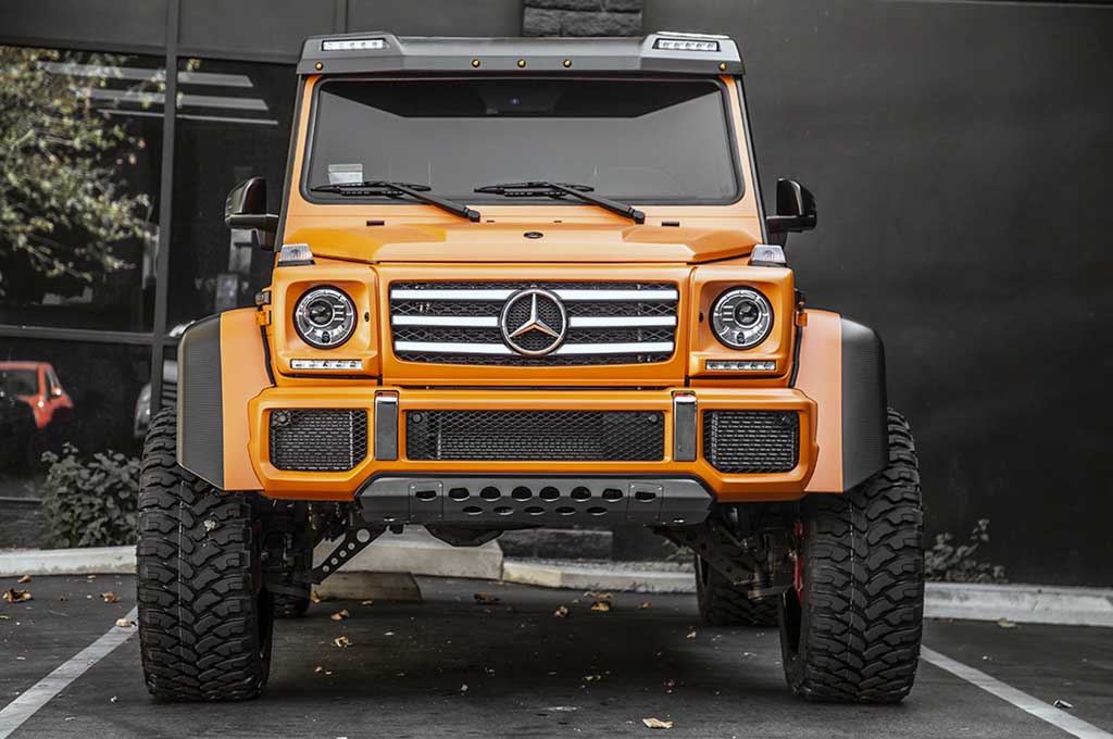 Mercedes-Benz G550 4x4 Tampil Lebih Lebar dan Segar