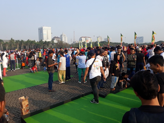 Antusiasme Warga Mengikuti Festival Jakarta Sehat 2018