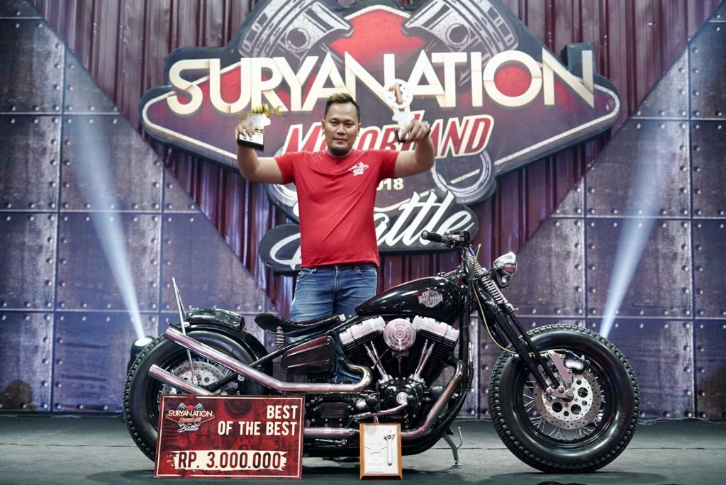 Bobber Berbasis Harley-Davidson Dyna 2005 dari Makassar