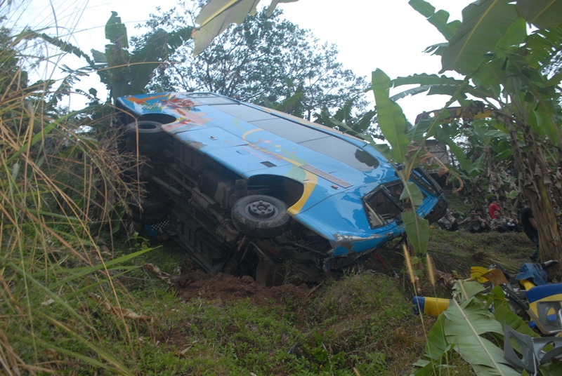 Polisi Belum Tetapkan Tersangka Kecelakaan Bus Maut Sukabumi
