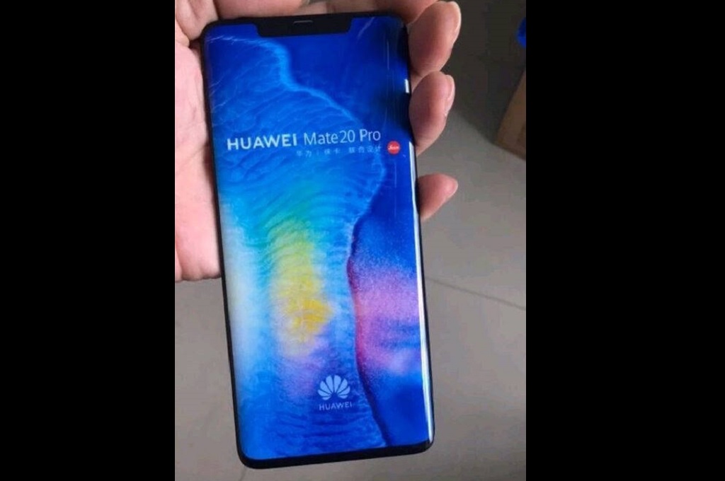 Foto Dummy Huawei Mate 20 Pro Tampilkan Layar Penuh