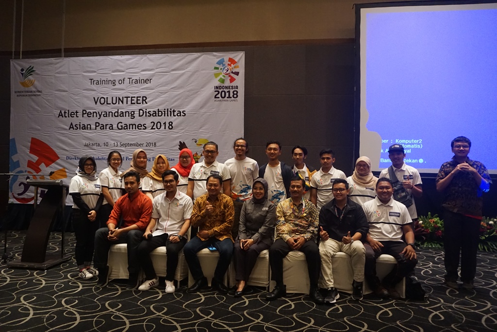 Ratusan <i>Volunteer</i> Mendapat Latihan Khusus Jelang Asian Para Games 2018
