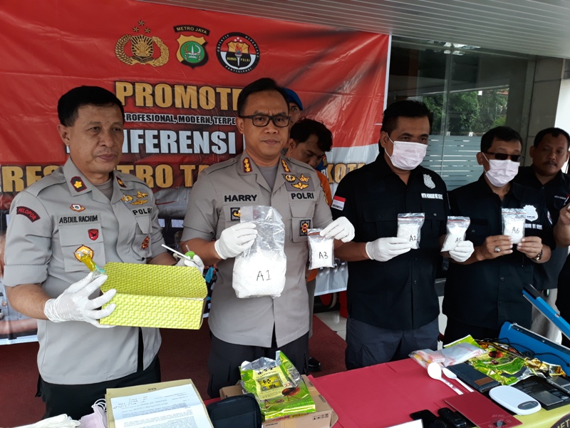 Pengedar Sabu Jaringan Tangerang-Jakarta Ditangkap