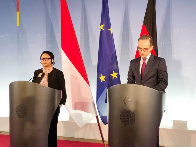 FM Retno Discusses IEU-CEPA during Germany Visit