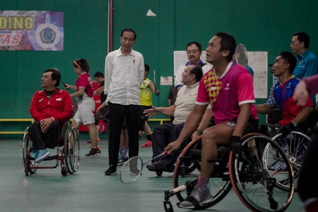 Jokowi Optimistis Target Emas di Asian Para Games Terlampaui