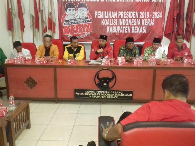 Koalisi Jokowi-Ma'ruf Perkuat Tim Pemenangan di Bekasi