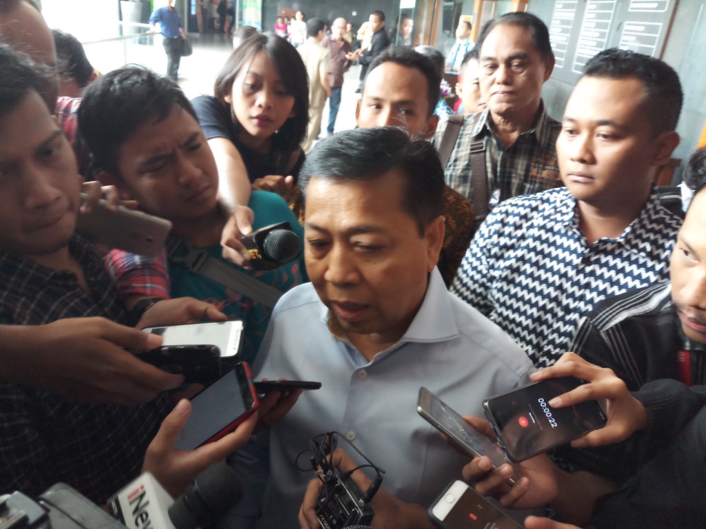 Novanto Minta Dihadapkan dengan Nazaruddin