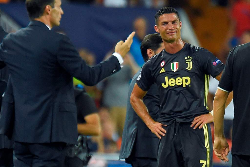 Potret Tangisan Ronaldo usai Diusir Wasit