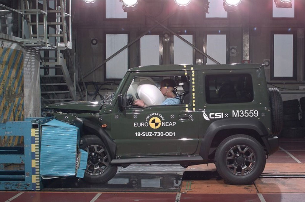 Hasil Uji Tabrak Suzuki Jimny Tak Semenarik Tampilannya