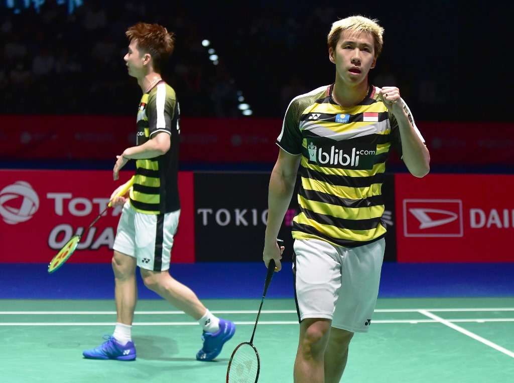 Kevin/Marcus Tembus Semifinal China Open 2018