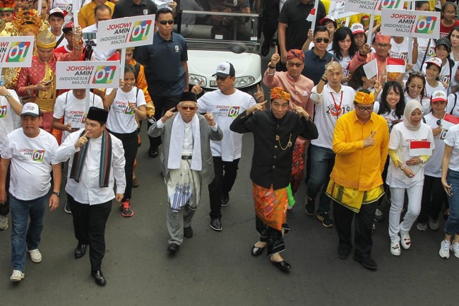 Relawan Galang Kemajuan Sultra Kampanyekan Keberhasilan Jokowi