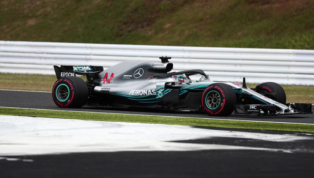 Hamilton Kembali Jadi yang Tercepat di FP3 F1 GP Jepang