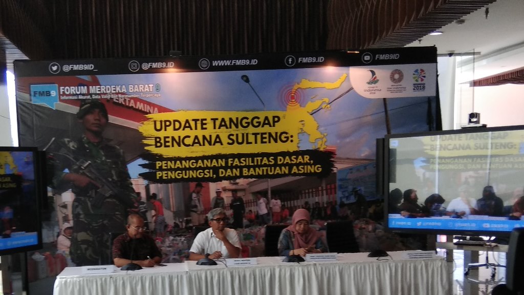 Bantuan Asing untuk Bencana Sulteng Mencapai Rp220 Miliar