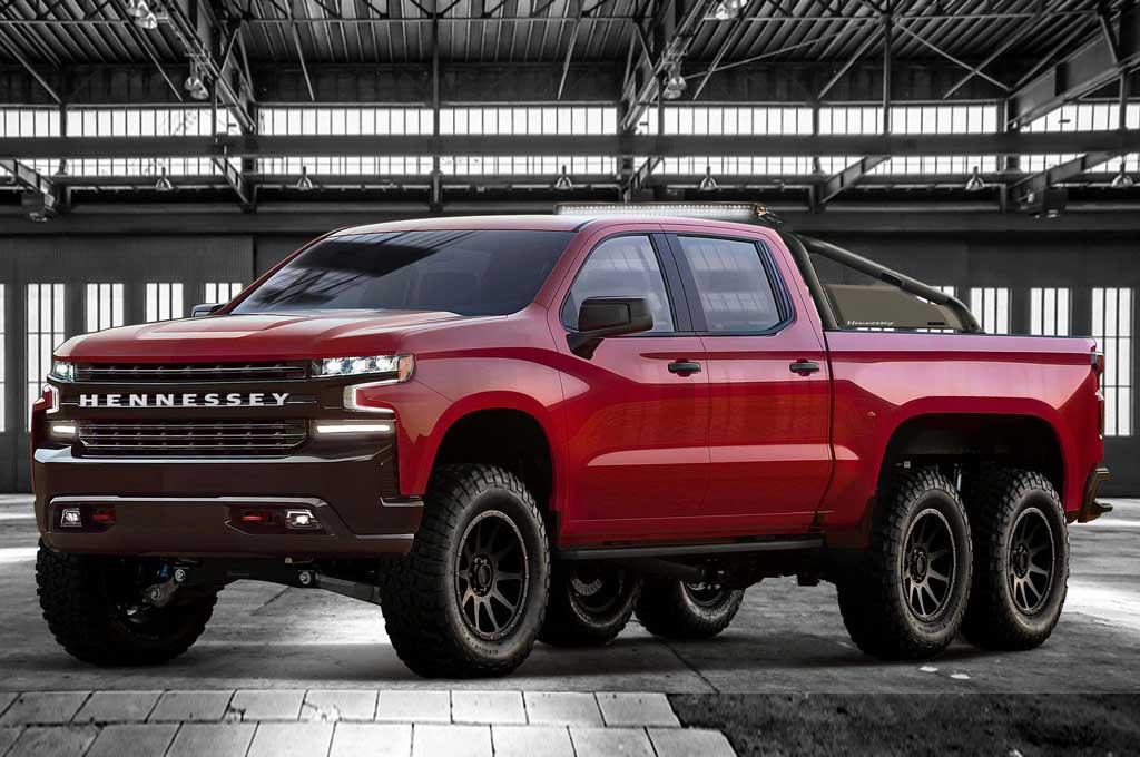 Hennessey Goliath 6x6 Berbasis Chevrolet Silverado