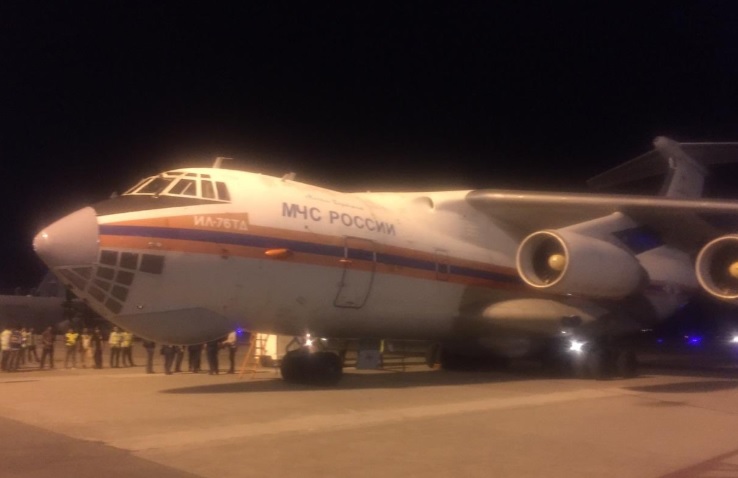 Rusia Kirim 24 Ton Bantuan Kemanusiaan ke Sulteng