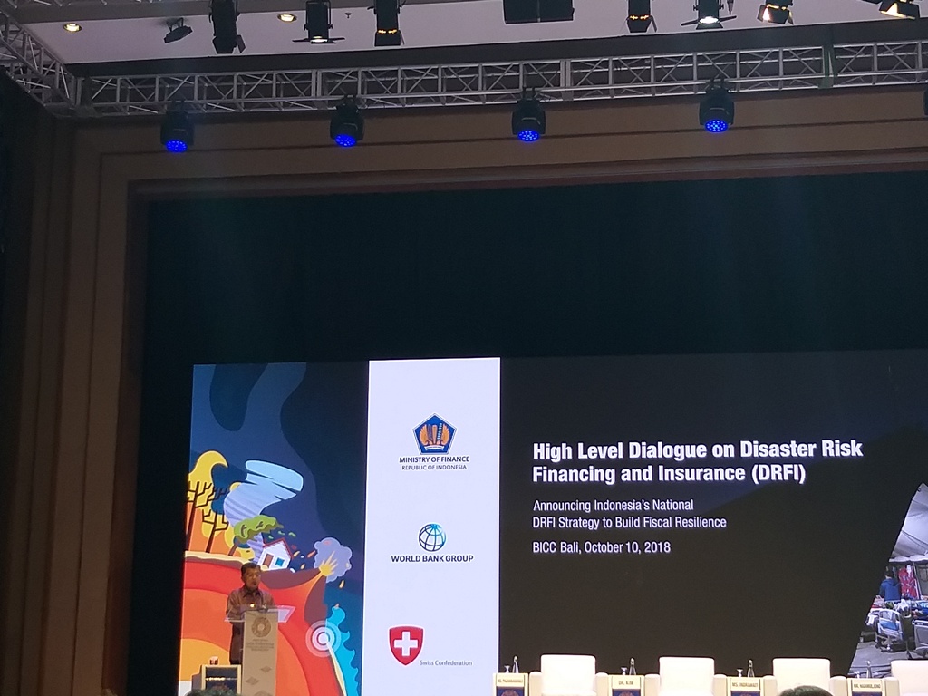 Pemerintah Dukung Pembiayaan dan Asuransi Risiko Bencana
