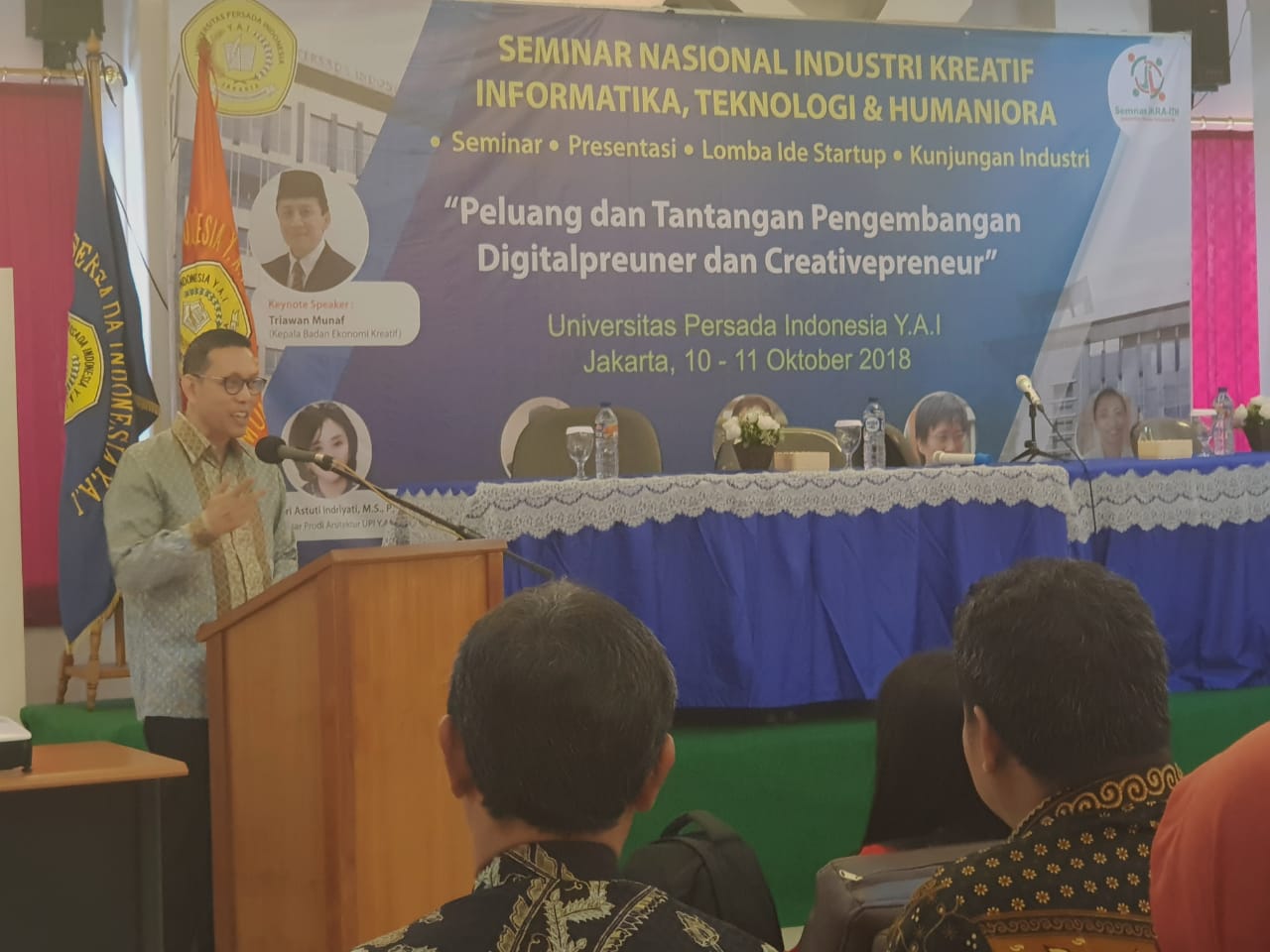 UPI YAI Gelar Seminar Industri Kreatif Teknologi Informasi