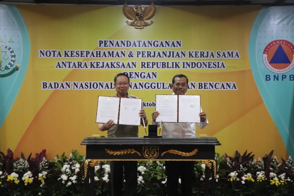 Kejaksaan Agung Dukung Upaya BNPB Tangani Bencana