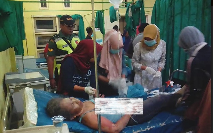 Sembilan Warga Luka Tertimpa Reruntuhan di Sumenep