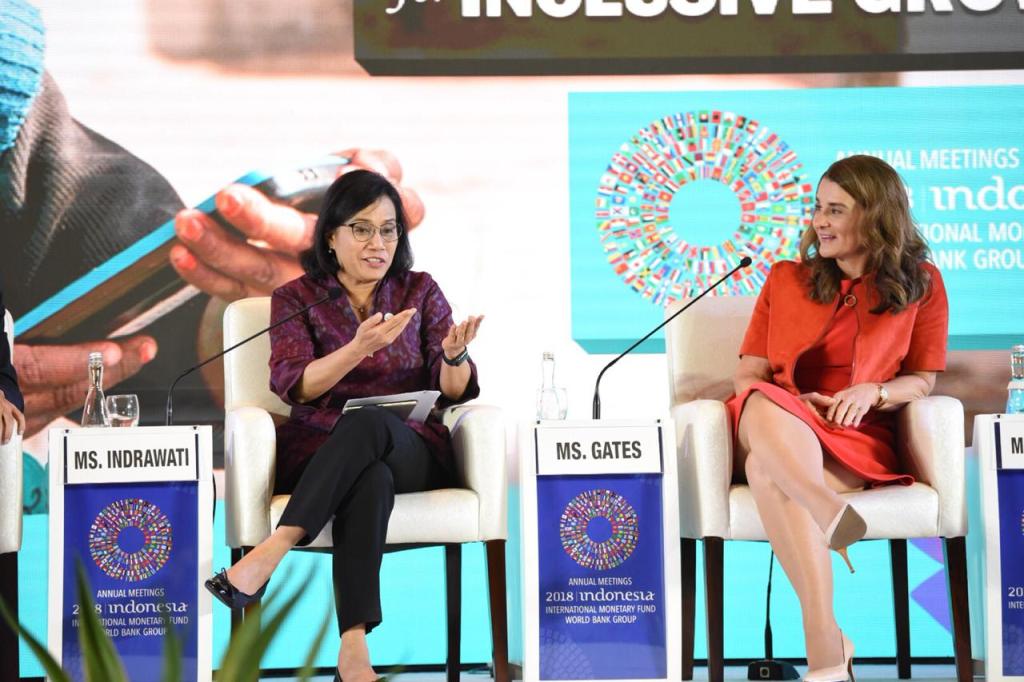 Menkeu dan Melinda Gates Bahas Peluang dari Kemajuan Teknologi