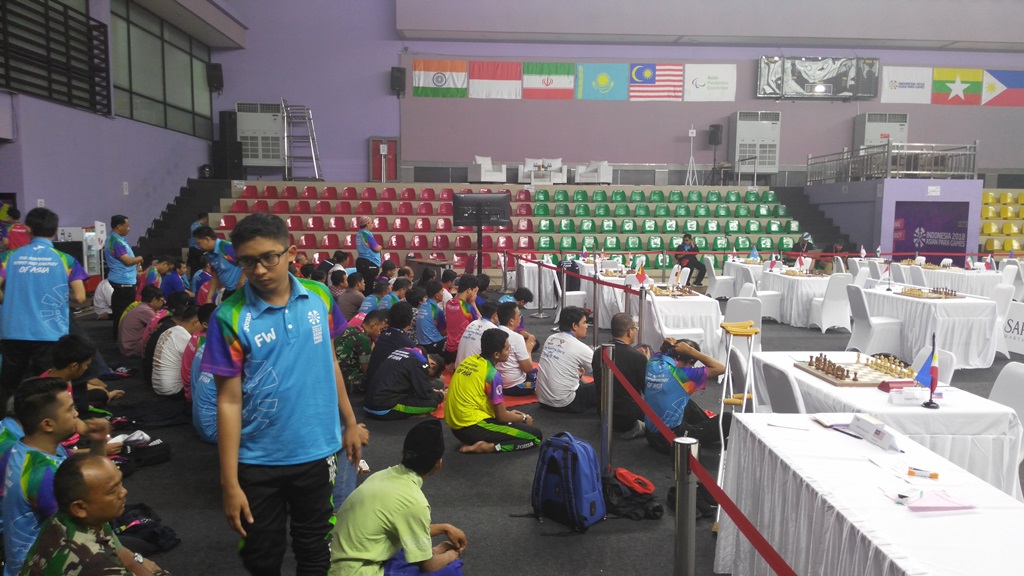 Venue Para Catur Disulap jadi Tempat untuk Salat Jumat