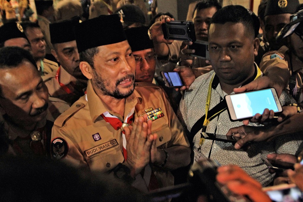 Buwas Diminta Usut Pramuka Penyeru Ganti Presiden