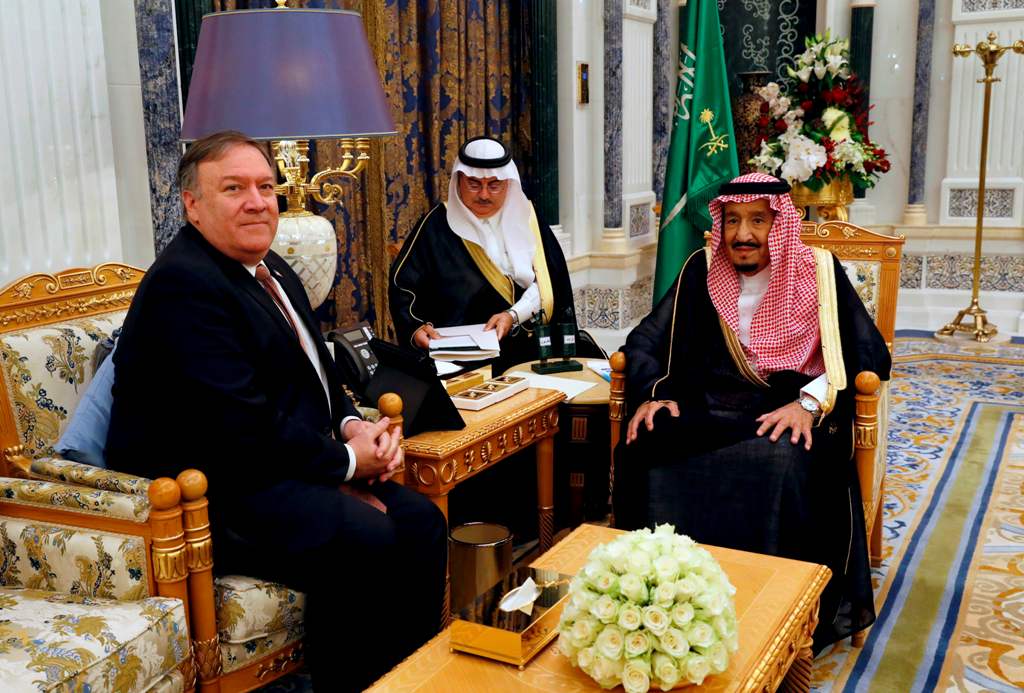 Menlu AS Temui Raja Salman Bahas Jurnalis Hilang