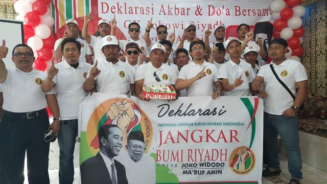Jangkar Bumi Riyadh Mendukung Jokowi-Ma`ruf