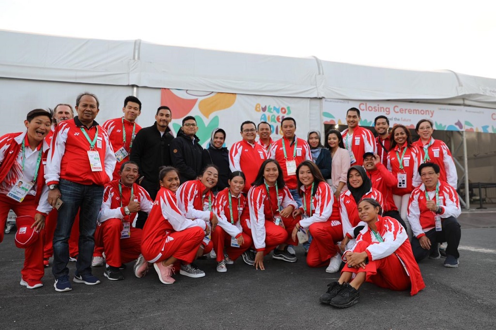Menpora Datang, Atlet Youth Olympic Games Pecah Rekor