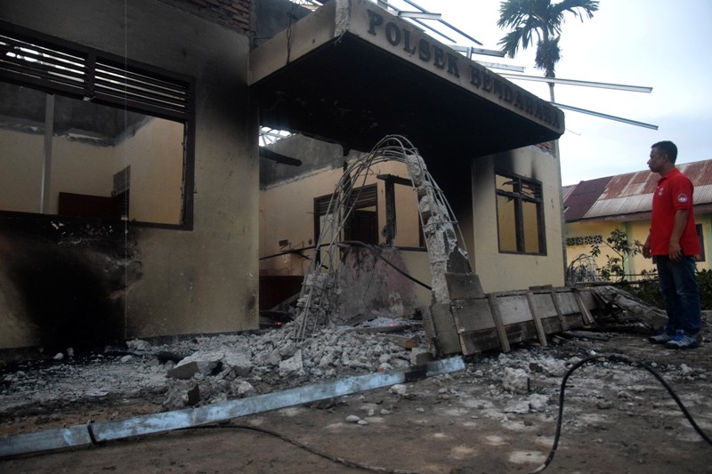 Aceh Tamiang Kondusif Pascapenyerangan Polsek Bendahara