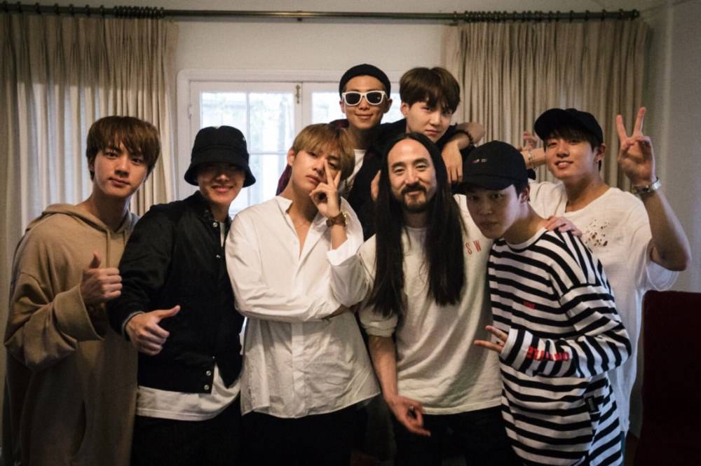 BTS Senang Kembali Berkolaborasi dengan Steve Aoki