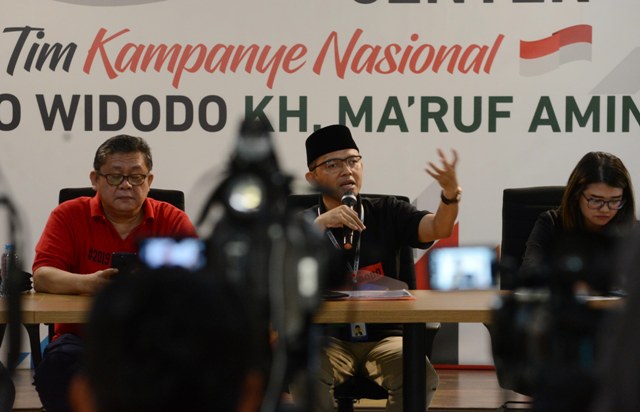 TKN Jokowi-Maruf Legawa Putusan Bawaslu