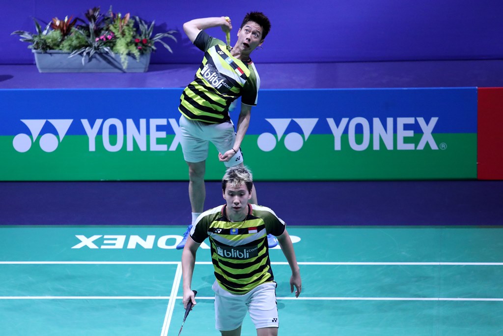 Tekuk Wakil Taiwan, Marcus/Kevin Melaju ke Semifinal
