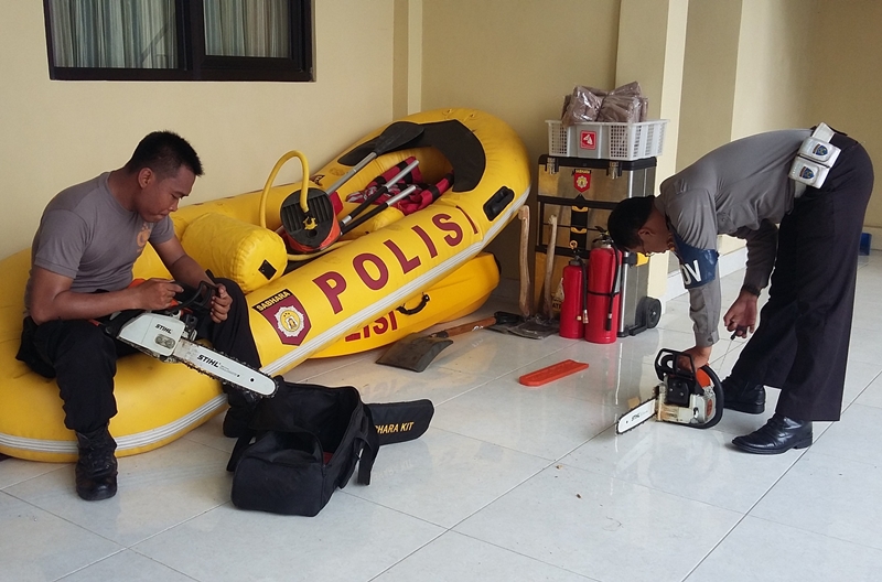 Polisi dan SAR Brebes Bersiap Hadapi Bencana