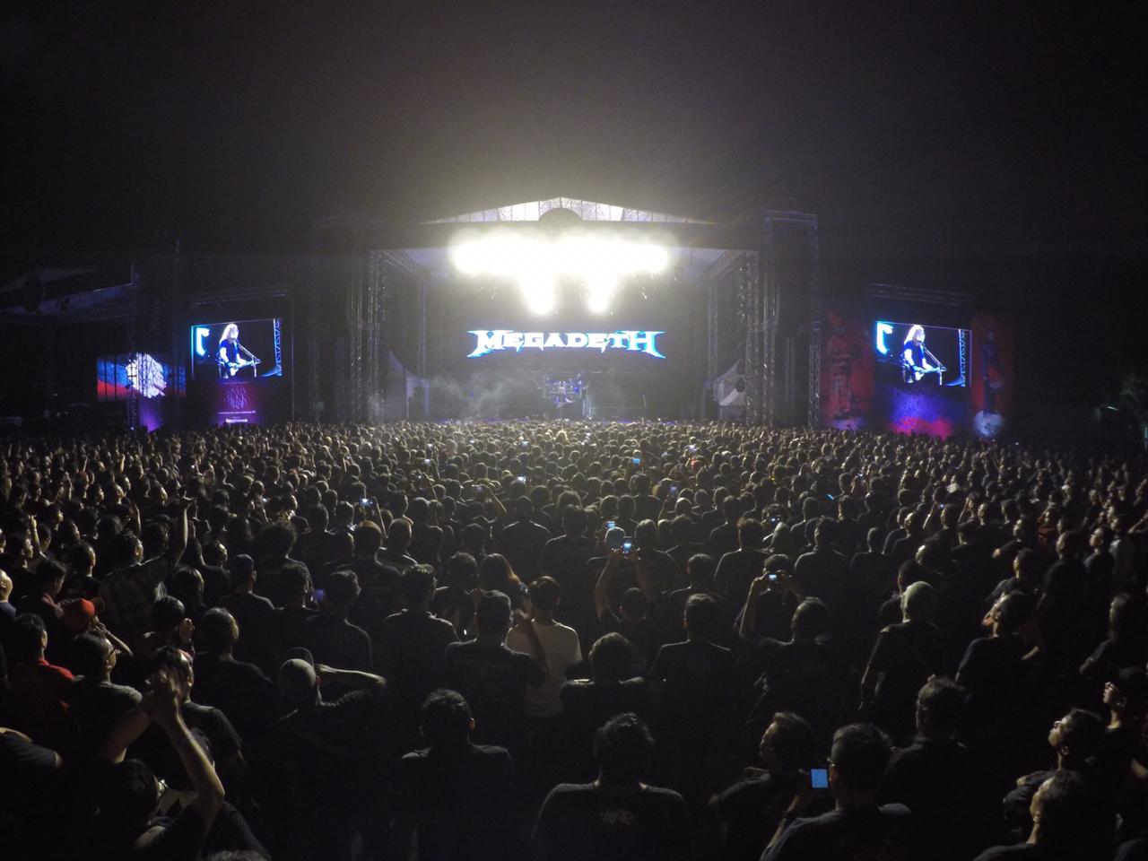 Megadeth Maksimal di Jogjarockarta