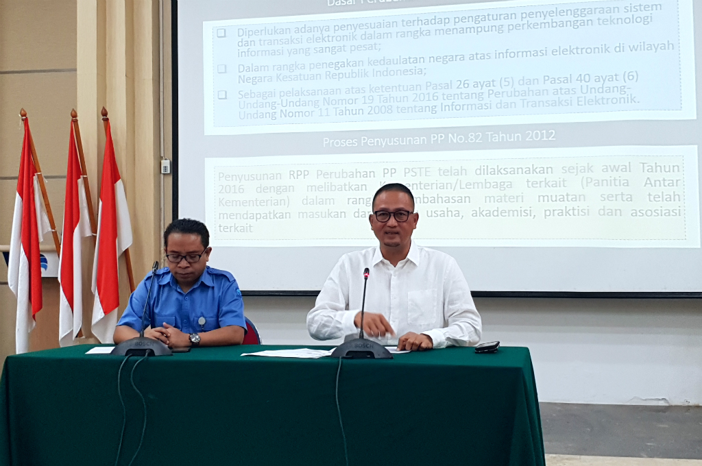 Kemenkominfo Umumkan Perubahan PP No 82 Tahun 2012