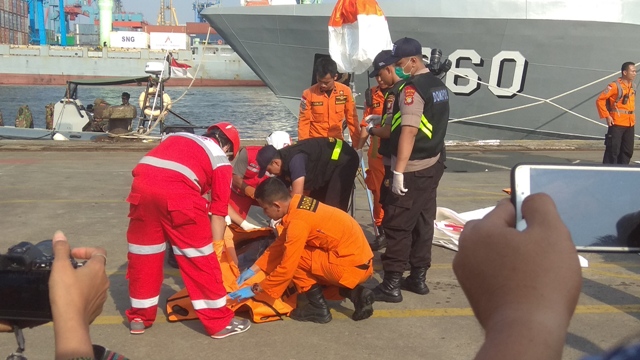 Dua Kantong Jenazah Diantar ke RS Polri